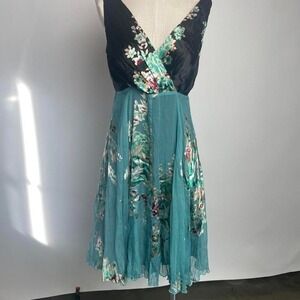 Gorgeous silk viscose blend‎ floral dress